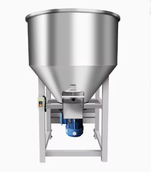 MIXER 002 Automatic Feeder Food-Grade Stainless Steel Agitator Mixer for Seed Feed Granule Powder Fertilizer 220v New